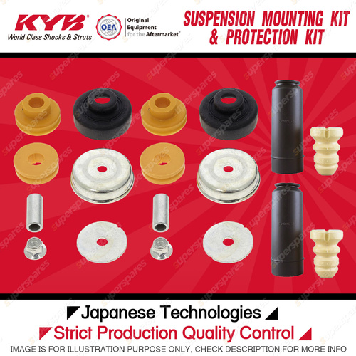 KYB Rear Strut Mount Bump Stop Dust Cover Kit for BMW 3 Series E91 E93 05-14