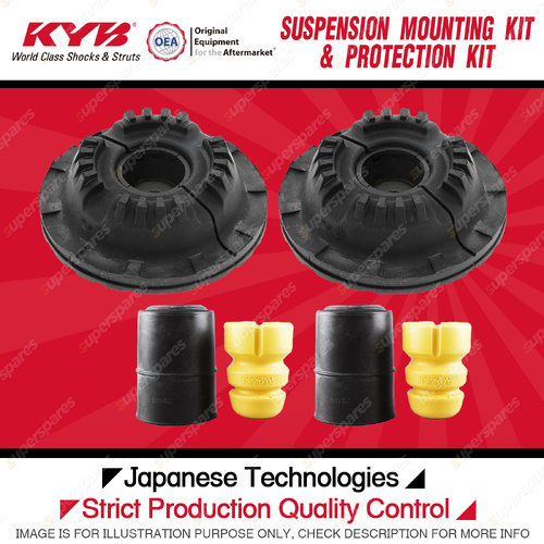 KYB Front Strut Mount Bump Stop Dust Cover Kit for Audi A5 8T 2007-2017