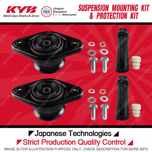 KYB Rear Strut Mount Bump Stop Dust Cover Kit for Kia Sportage SL SUV G4NC 14-16