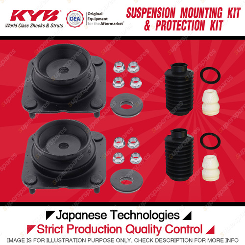 KYB Front Strut Mount Bump Stop Dust Cover Kit for Mazda 626 GE MX-6 1992-1997