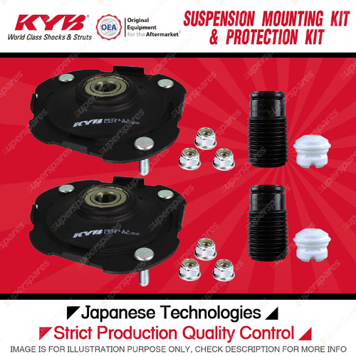 KYB Front Strut Mount Bump Stop Dust Cover Kit for Toyota Starlet EP91 1996-1999