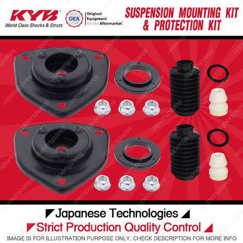 KYB Front Strut Mount Bump Stop Dust Cover for Nissan NX NX-R B13 Pulsar N14 N15