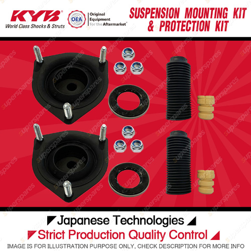 KYB Front Strut Mount Bump Stop Dust Cover Kit for Nissan Pulsar N16 2001-2006