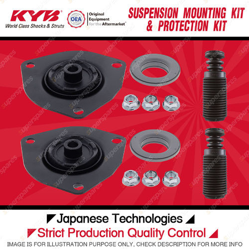 KYB Front Strut Mount Bump Stop Dust Cover Kit for Nissan Murano Z50 2005-2009