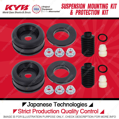 KYB Front Strut Mount Bump Stop Dust Cover Kit for Nissan Pulsar N13 Sedan 87-91