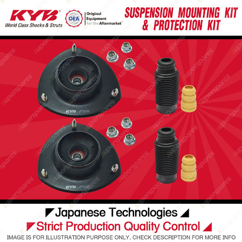 KYB Front Strut Mount Bump Stop Dust Cover Kit for Hyundai Santa Fe SM 00-06