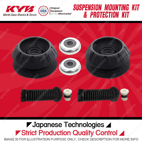 KYB Front Strut Mount Bump Stop Dust Cover Kit for Toyota Prius-C NHP10 12-14