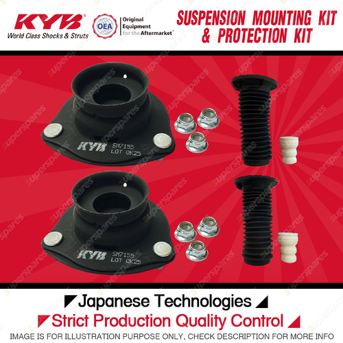 KYB Front Strut Mount Bump Stop Dust Cover Kit for Honda Civic FB2 FB3 2012-2016