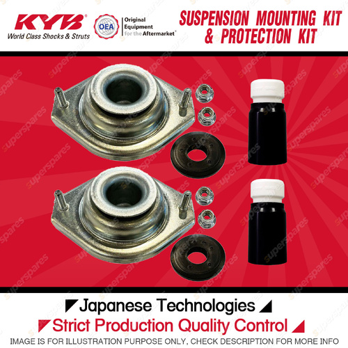 KYB Front Strut Mount Bump Stop Dust Cover Kit for Suzuki Ignis RG413 2000-2005