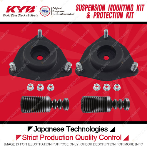 KYB Front Strut Mount Bump Stop Dust Cover Kit for Peugeot 4007 SUV 2009-2014