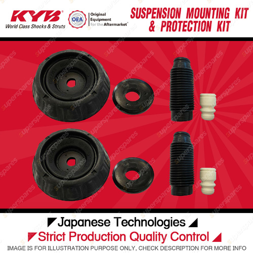 KYB Front Strut Mount Bump Stop Dust Cover Kit for Hyundai i20 PB Hatch 10-11