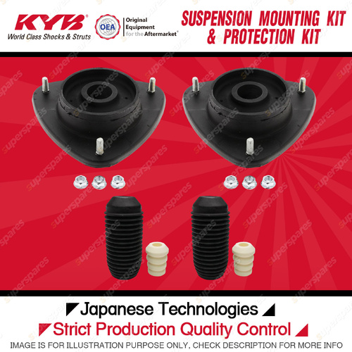 KYB Front Strut Mount Bump Stop Dust Cover Kit for Subaru Tribeca EKU 2006-2014