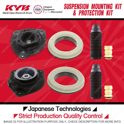 KYB Front Strut Mount Bump Stop Dust Cover Kit for Nissan Dualis J10 Wagon 07-15