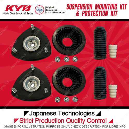 KYB Front Strut Mount Bump Stop Dust Cover Kit for Mazda 3 BM 2.0 2.5 2014-2016