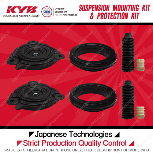 KYB Front Strut Mount Bump Stop Dust Cover Kit for Nissan Altima L33 Sedan 13-17