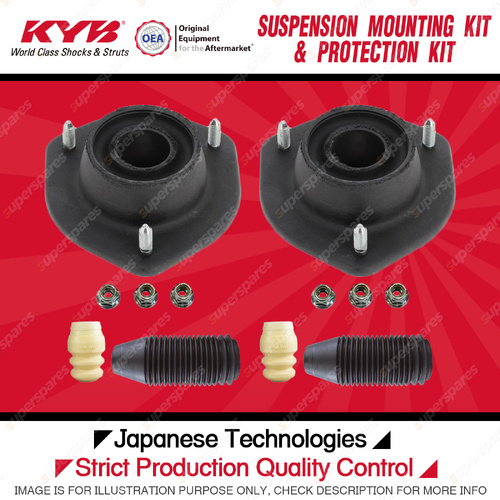 KYB Rear Strut Mount Bump Stop Dust Cover Kit for Daewoo Lacetti J200 2003-2004