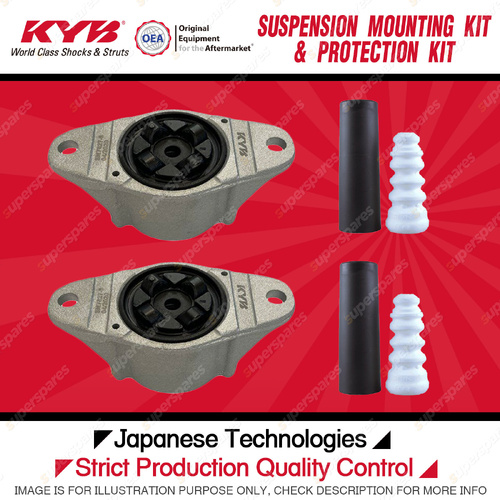 KYB Rear Strut Mount Bump Stop Dust Cover Kit for Mazda 3 BK 2.0L 2004-2009