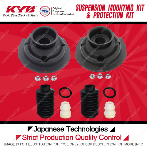 KYB Rear Strut Mount Bump Stop Dust Cover Kit for Subaru Liberty BD BG 1994-1998