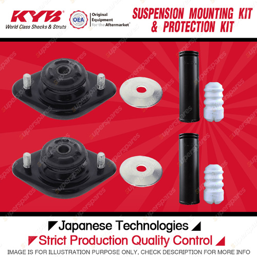 KYB Rear Strut Mount Bump Stop Dust Cover Kit for BMW 3 Series E36 E46 E90 91-12