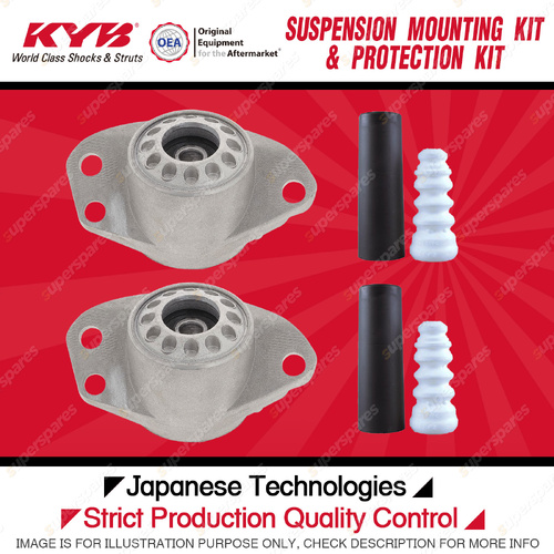 KYB Rear Strut Mount Bump Stop Dust Cover Kit for Skoda Fabia 5J 1.2 1.4 10-15