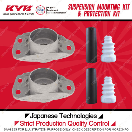 KYB Rear Strut Mount Bump Stop Dust Cover Kit for Skoda Octavia 1Z 2007-2013