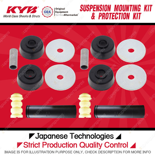 KYB Rear Strut Mount Bump Stop Dust Cover Kit for Renault Clio MK II 1998-2006