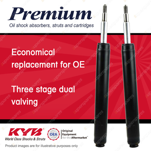 2x Front KYB Premium Cartrige Shock Absorbers for AUDI A6 C4 ABC 2.6 V6 FWD