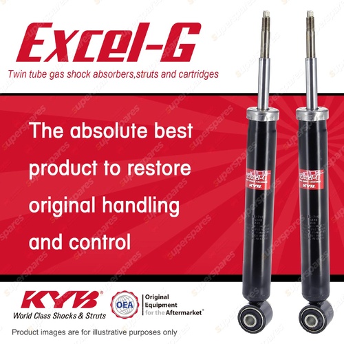 2x Rear KYB Excel-G Shock Absorbers for BMW E39 528i 530i 2.8 3.0 I6 RWD 97-04