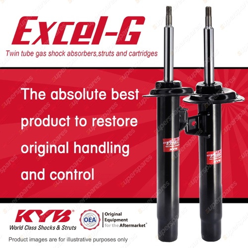 2x Front KYB Excel-G Strut Shock Absorbers for BMW E46 318i 320D I4 RWD
