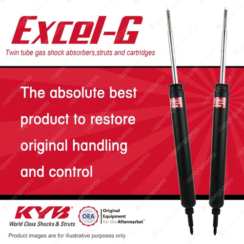 2x Rear KYB Excel-G Shock Absorbers for BMW E84 X1 2.0 3.0 RWD AWD SUV 08-15