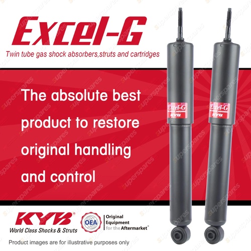 2x Front KYB Excel-G Shock Absorbers for Chrysler Valiant RV1 AP5 AP6 I6 V8 RWD