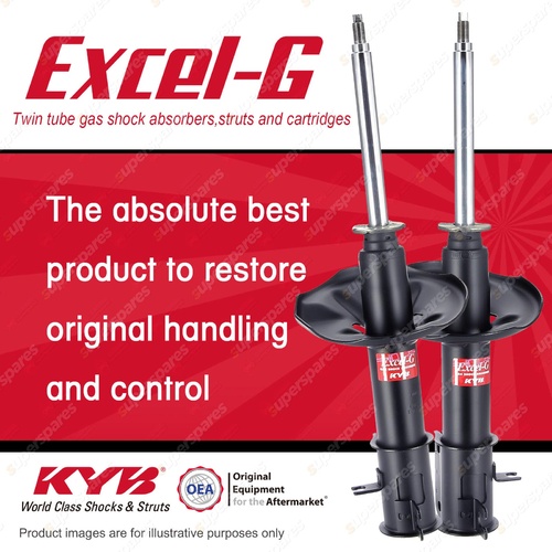2x Front KYB Excel-G Strut Shock Absorbers for Daewoo Leganza I4 FWD Sedan