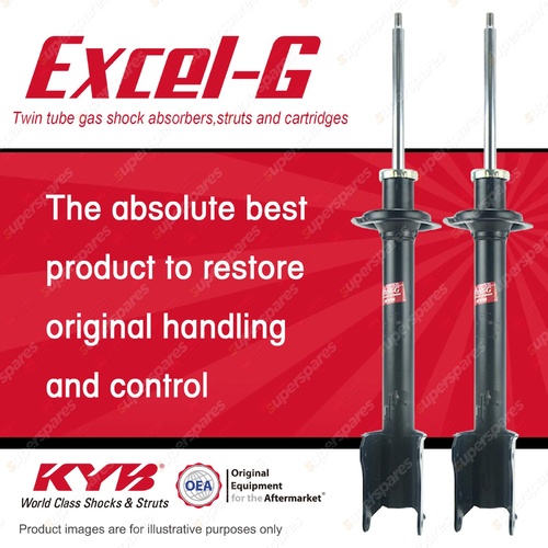 2 x Rear KYB EXCEL-G Strut Shock Absorbers for FIAT Croma 154C3 154C4 2.0 FWD