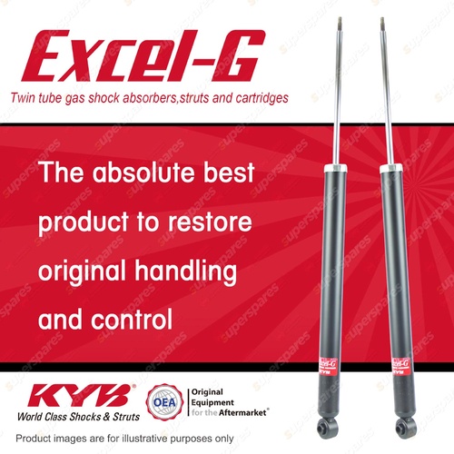 2x Rear KYB Excel-G Shock Absorbers for Ford Focus LS LT LV 2.0 FWD All