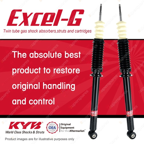 2x Rear KYB Excel-G Shock Absorbers for Ford KA2 BL13 1.3 I4 FWD H/Back 01-03
