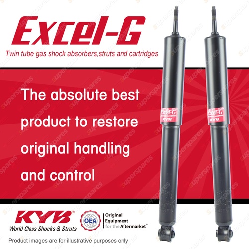 2x Rear KYB Excel-G Shock Absorbers for Holden Barina SB I4 FWD All