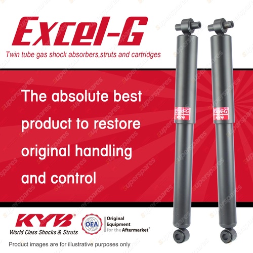 2x Rear KYB Excel-G Shock Absorbers for Holden Utility HJ I6 V8 RWD Ute 74-76