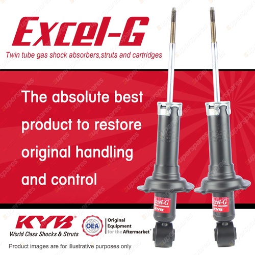 2x Rear KYB Excel-G Shock Absorbers for Honda CRV RD7 K24A1 2.4 I4 4WD SUV