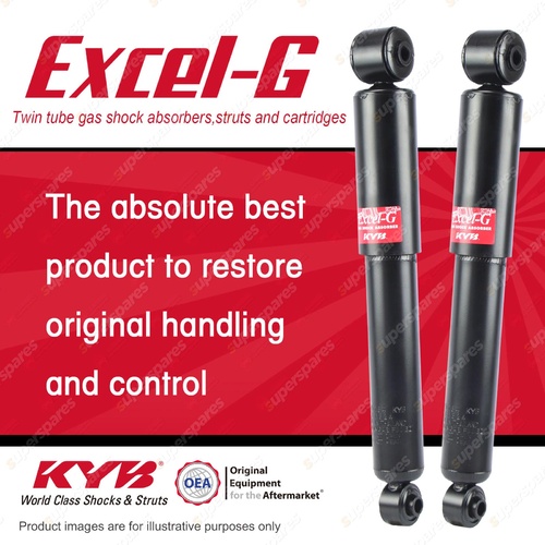2x Rear KYB Excel-G Shocks for Hyundai Elantra MD Veloster FS Sedan Coupe