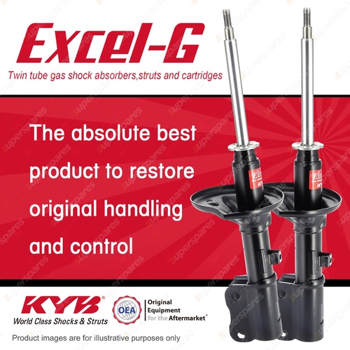 2x Front KYB Excel-G Strut Shock Absorbers for Hyundai Excel X2 S Coupe 1N