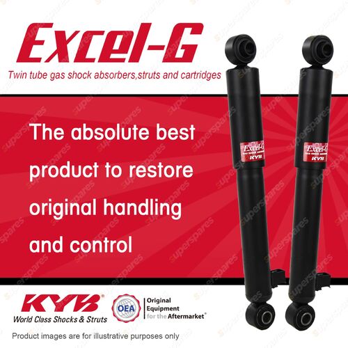 2x Rear KYB Excel-G Shock Absorbers for Hyundai Santa Fe CM DT4 V6 4WD FWD