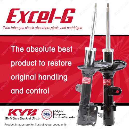 2x Front KYB Excel-G Strut Shock Absorbers for Hyundai Tucson JM Sportage KM