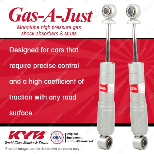 2x Rear KYB Gas-A-Just Shock Absorbers for Jaguar XJ6 AK6 RWD Sedan 69-1973 
