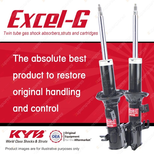 2x Front KYB Excel-G Strut Shock Absorbers for KIA Rio BC A5D 1.5 D4 FWD 00-02