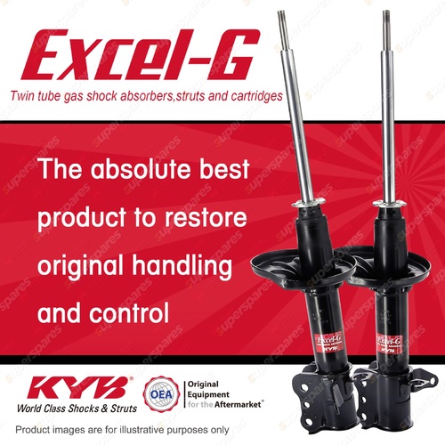 2x Rear KYB Excel-G Strut Shock Absorbers for Mazda 323 Familia BJ LS I4 98-03