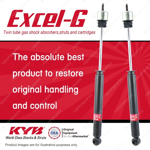 2x Rear KYB Excel-G Shock Absorbers for Mazda RX3 10A 12A R2 808 72-77