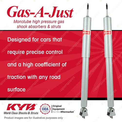 2x Front KYB Gas-A-Just Shock Absorbers for Mercedes Benz W110 190 200 230