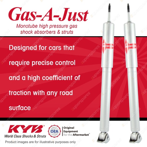 2x Front KYB Gas-A-Just Shocks for Mercedes Benz W123 S123 230 240 250 280 300