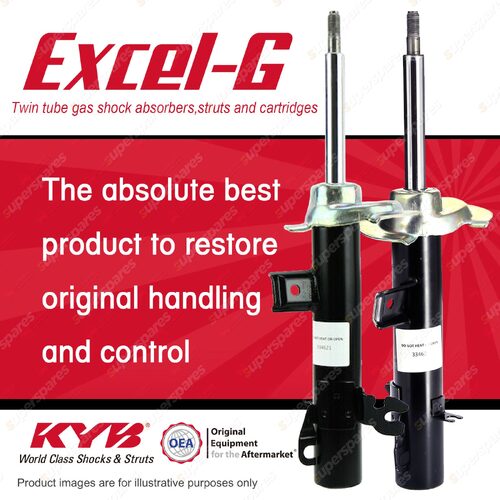 2x Front KYB Excel-G Strut Shock Absorbers for MINI Cooper R50 R52 R53 I4 FWD