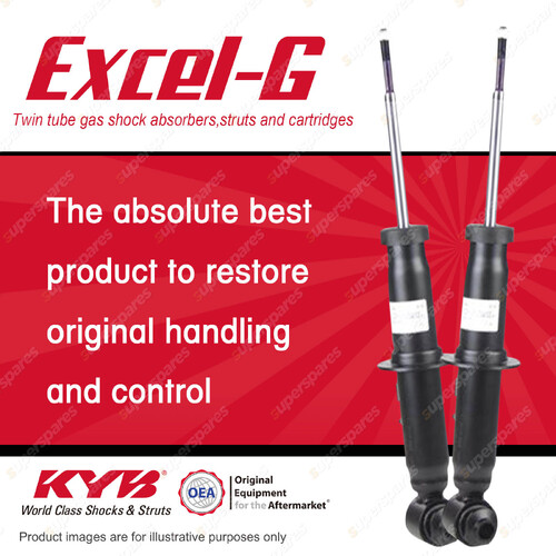 2x Rear KYB Excel-G Shock Absorbers for MINI One Cooper R56 R57 07-on